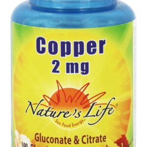 Comprar cobre 2 mg. - cápsulas 100 nature's life preço no brasil cobre vitaminas e minerais suplemento importado loja 103 online promoção -
