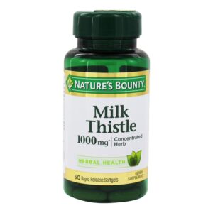Comprar milk thistle 1000 mg. - 50 softgels nature's bounty preço no brasil cardo mariano ervas suplemento importado loja 55 online promoção -