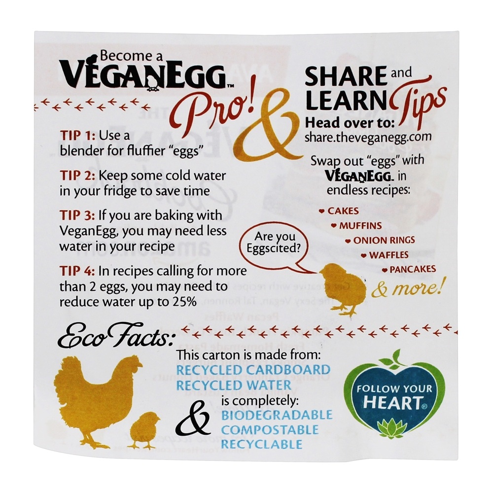Ovo Vegano - 4 oz. Follow Your Heart - Imagem 6