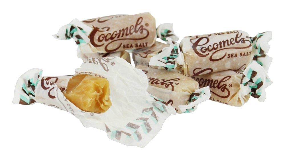 Leite de coco orgânico caramelos mar sal - 3.5 oz. JJ's Sweets Cocomels - Imagem 3