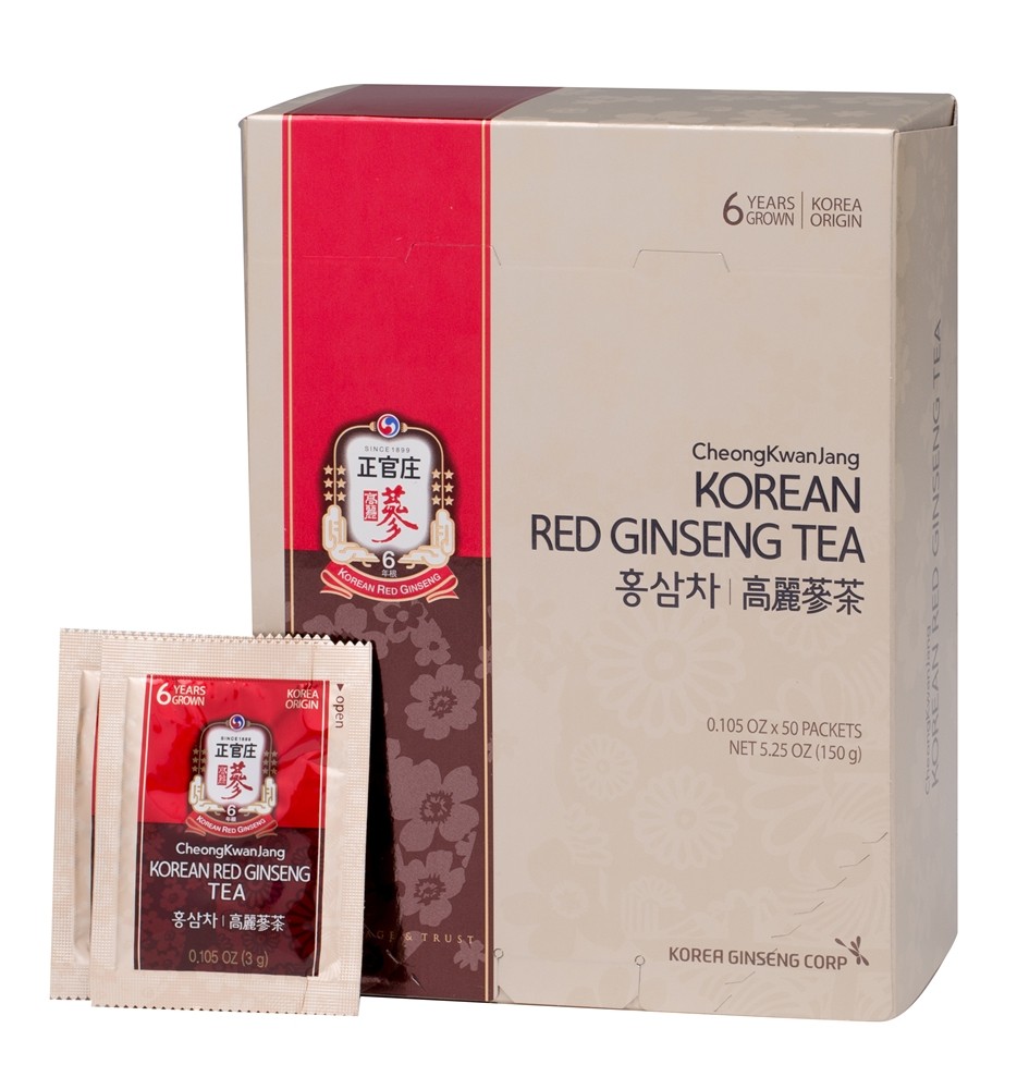 Chá de ginseng vermelho coreano - 50 Pacote (s) Korea Ginseng Corp