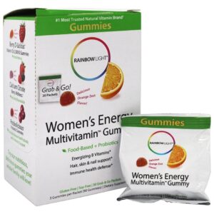 Women's Energy Gominhas Multivitamínicas Sabor Laranja - 30 Pacotes (s) Rainbow Light