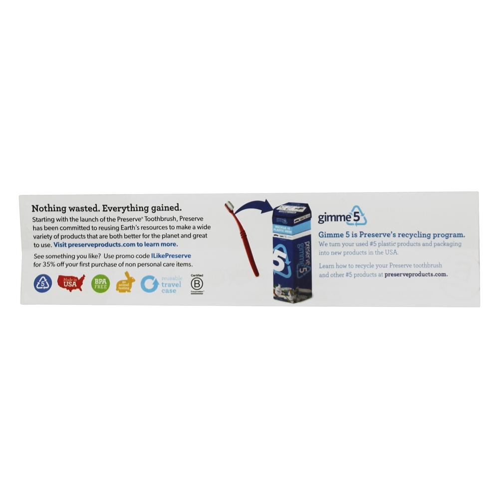Cerda de nylon ultra macia da escova de dentes, Encaixotado - 1 Escova de dentes Preserve - Imagem 8