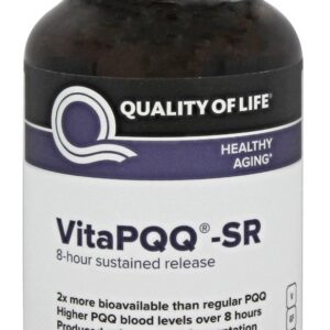 VitaPQQ-SR Antioxidante de Liberação Contínua - Cápsulas vegetarianas 60 Quality Of Life Labs