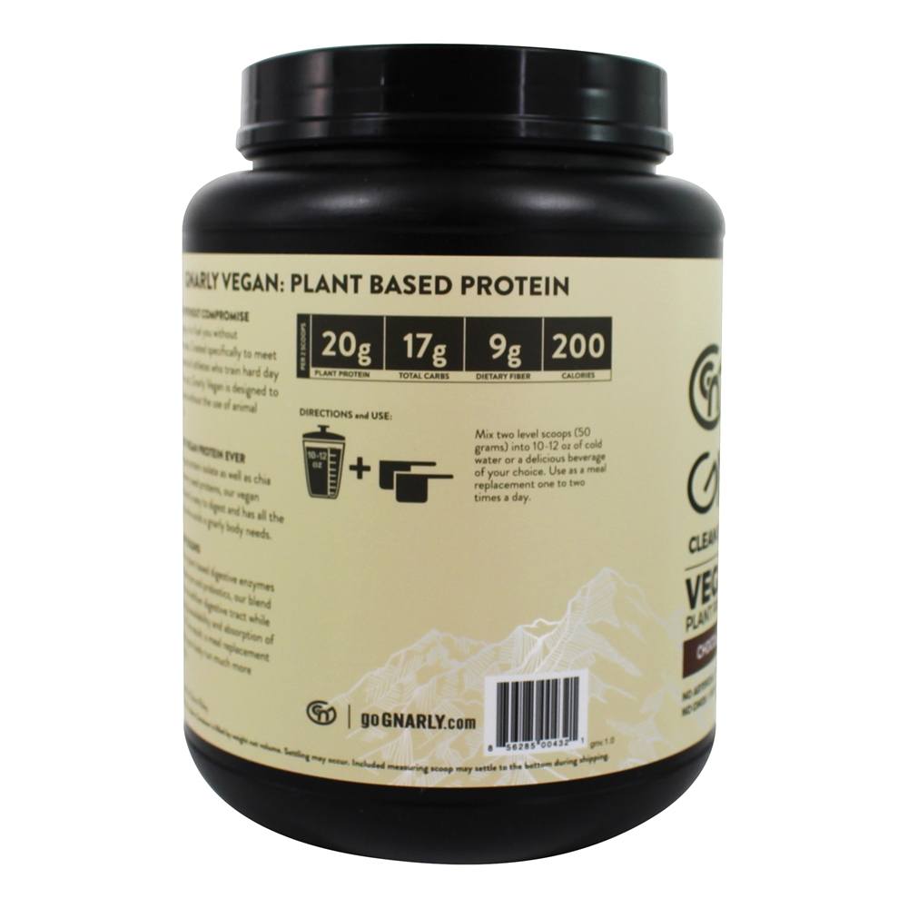 Chocolate de Pó de Substituição de Refeição de Proteína Vegetal Vegan - 28.2 oz. Gnarly Nutrition - Imagem 5