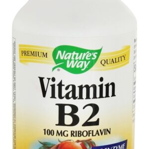 Vitamina B2 Riboflavina 100 mg. - Cápsulas 100 Nature's Way