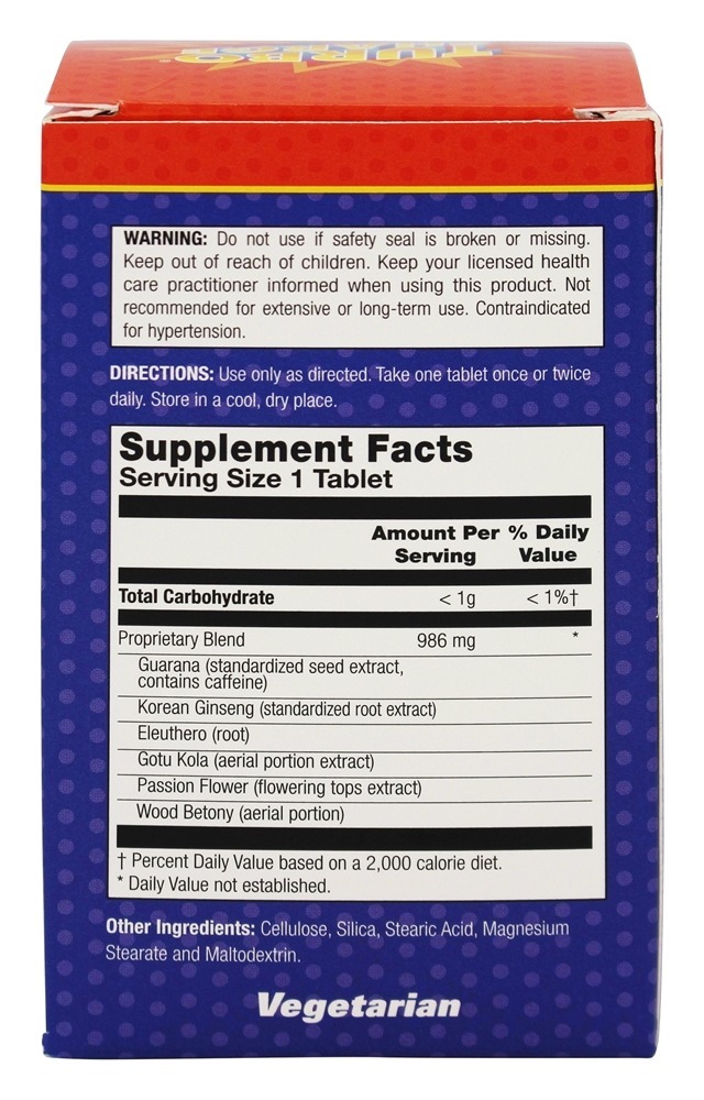 Turbo Charge - 60 Tablets Natural Balance - Imagem 2