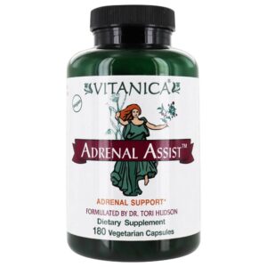 Assistência adrenal - Cápsulas vegetarianas 180 Vitanica