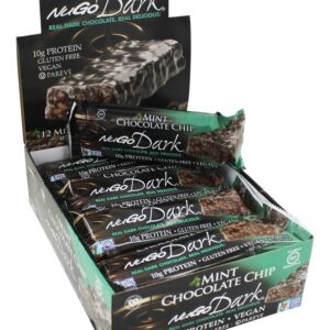 Comprar escuro chocolate bar hortelã chocolate lasca - 12 barras nugo nutrition preço no brasil barras de proteínas barras nutricionais suplemento importado loja 69 online promoção -