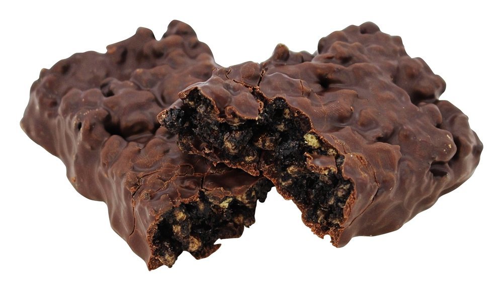 Escuro Chocolate Bar Hortelã Chocolate Lasca - 12 Barras NuGo Nutrition - Imagem 3