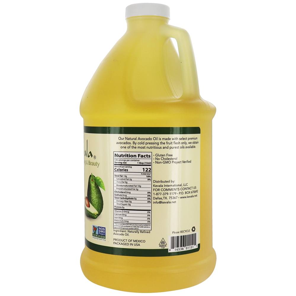 Óleo de Abacate Natural Premium - 64 fl. oz. Kevala - Imagem 2