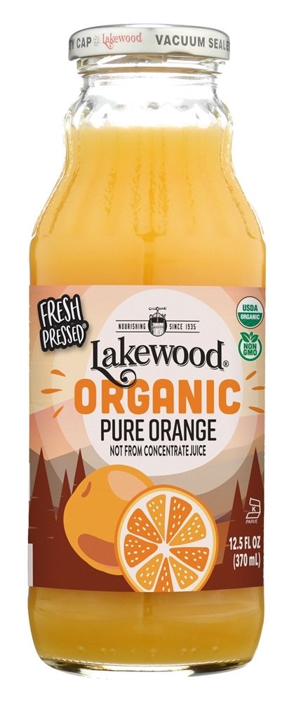 Orgânico Pure Suco de frutas Pure fresco laranja - 12.5 fl. oz. Lakewood