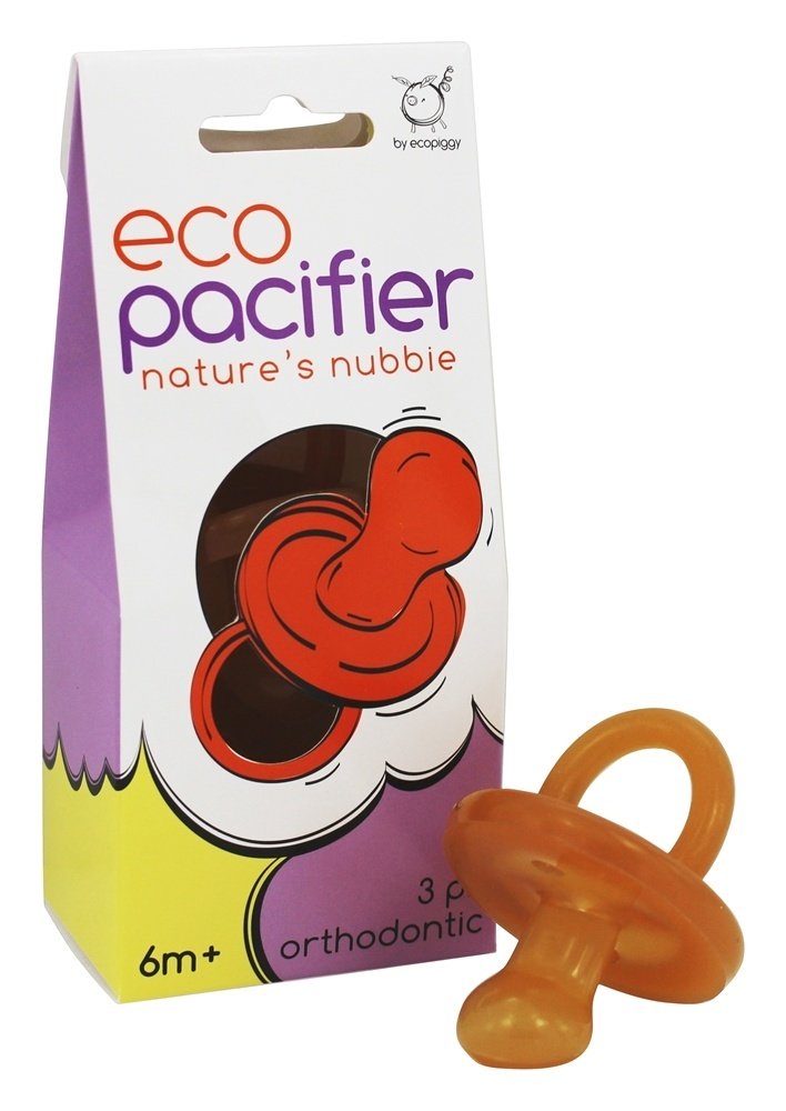 Chupeta Natural Ortodôntica 6 Meses + - Pacote 3 Ecopacifier