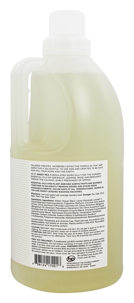 Detergente para a Roupa Sweet Pea - 64 fl. oz. Caldrea - Imagem 2