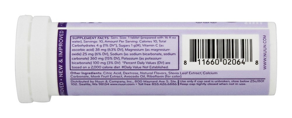 Suplemento de eletrólito efervescente ativo - 10 Tablets Nuun - Imagem 2