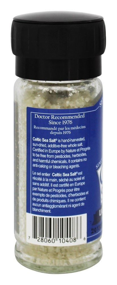 Mistura Mineral Vital com Grinder Embutido Cinzento Claro Celtic - 3 oz. Celtic Sea Salt - Imagem 3