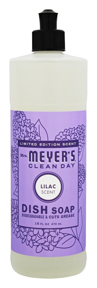 Limpar Dia Líquido Prato Sabão Lilás - 16 fl. oz. Mrs. Meyer's