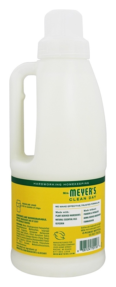 Madressilva de amaciante de tecido dia limpo - 32 fl. oz. Mrs. Meyer's - Imagem 2