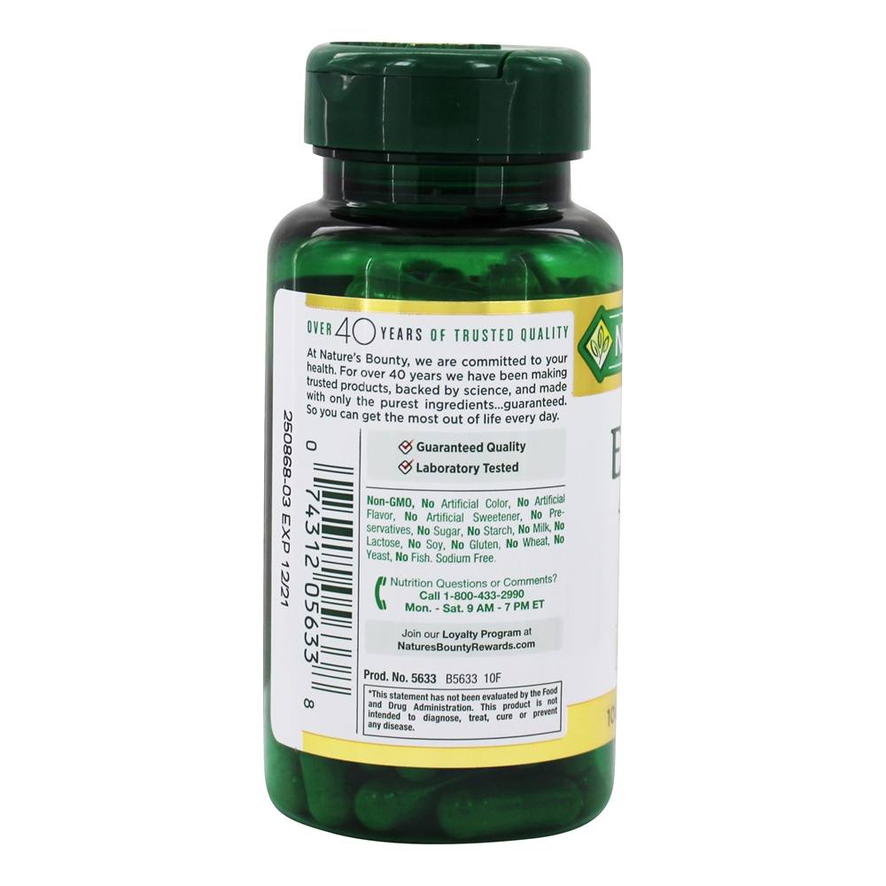 Echinacea para a saúde do sistema imunitário 400 mg. - Cápsulas 100 Nature's Bounty - Imagem 3