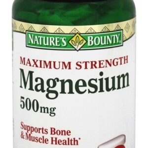 Comprar magnésio de potência máxima 500 mg. - 100 tablet (s) nature's bounty preço no brasil magnésio vitaminas e minerais suplemento importado loja 15 online promoção -