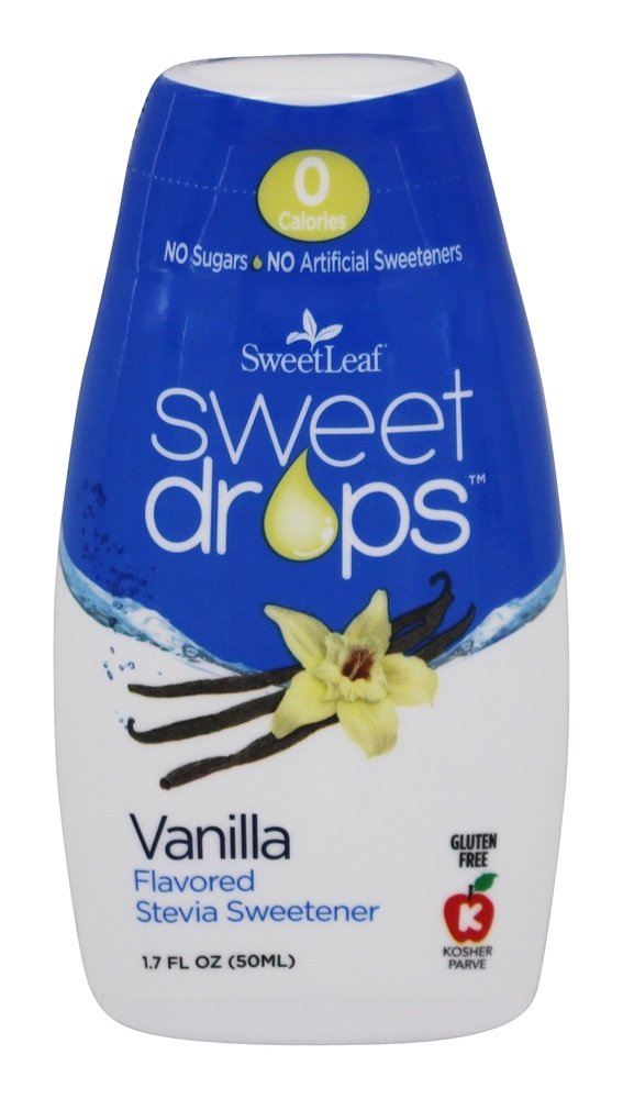 Doce Gotas Natural Stevia Adoçante Baunilha - 1.7 fl. oz. SweetLeaf