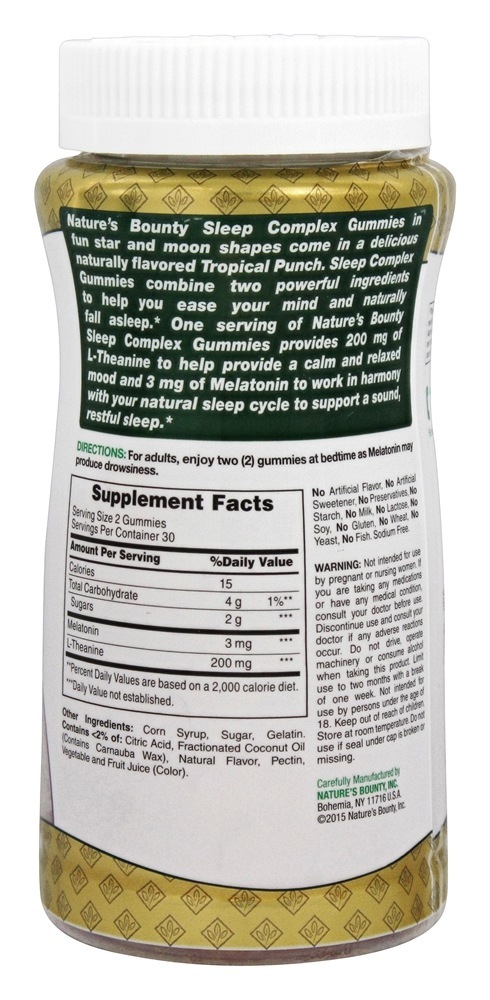 Gummies Complexo do Sono - 60 Gummies Nature's Bounty - Imagem 2