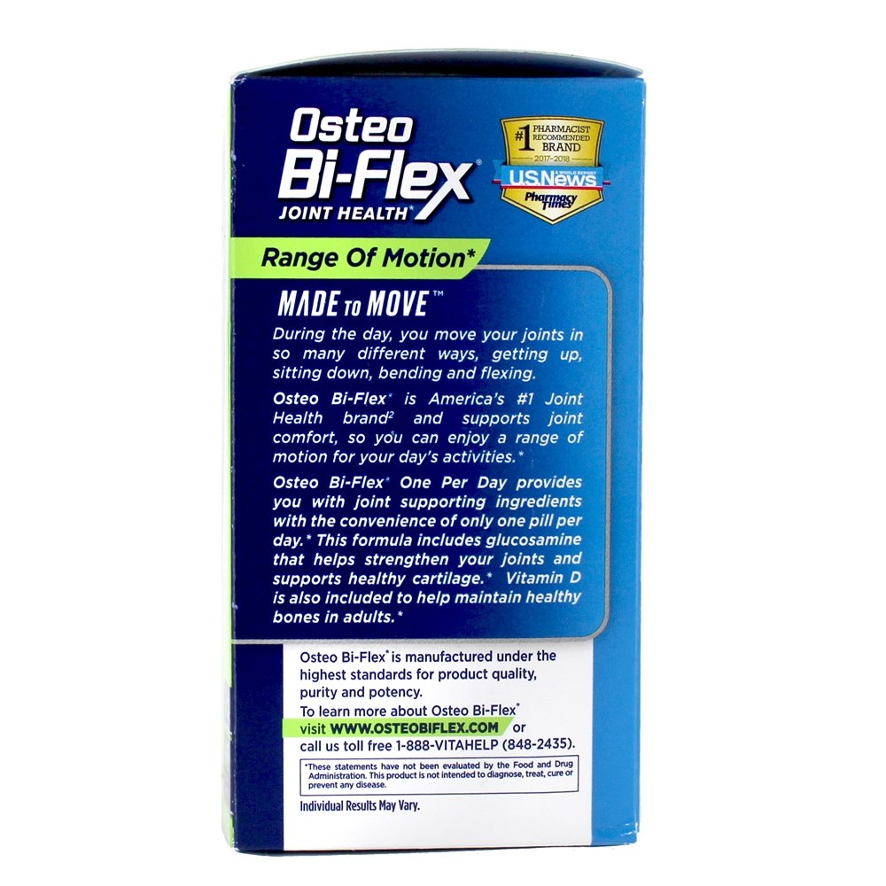 Saúde da Articulação Um Por Dia - 60 Comprimidos revestidos Osteo Bi-Flex - Imagem 5
