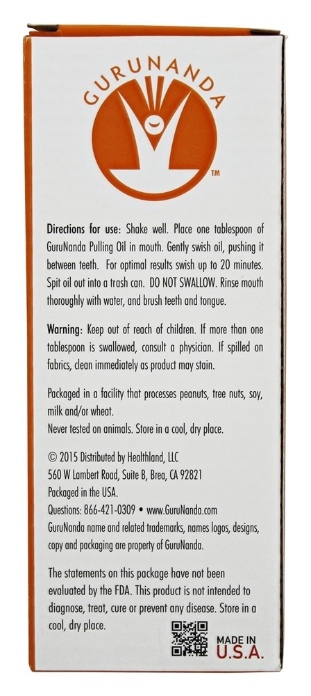 Puxando Óleo - 8.45 fl. oz. GuruNanda - Imagem 3