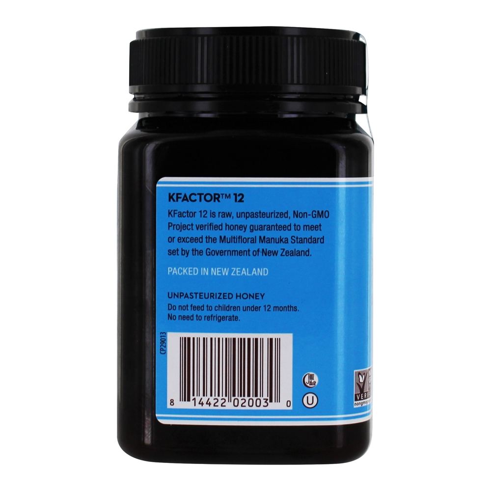 Multifloral Raw Manuka Honey KFactor 12 - 17.6 oz. Wedderspoon - Imagem 4