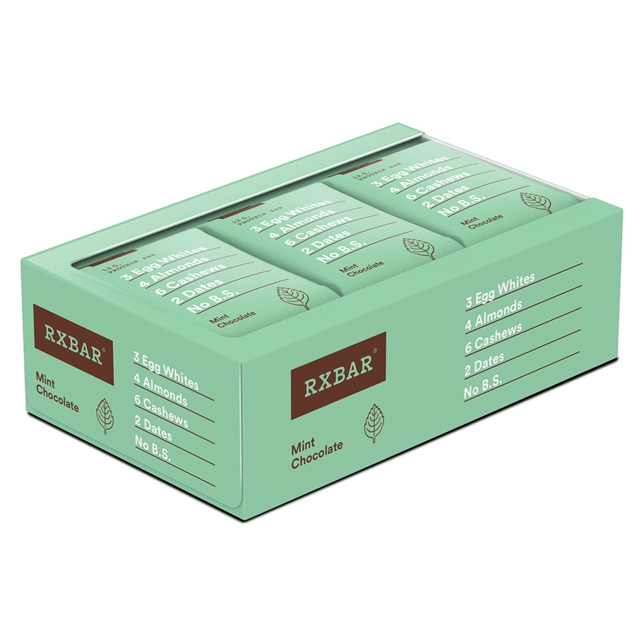 Chocolate de Menta com Proteína - 12 Barras RXBAR