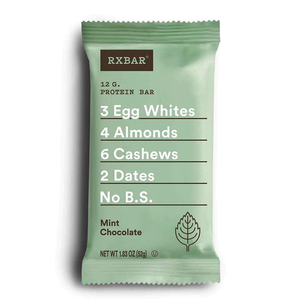 Chocolate de Menta com Proteína - 12 Barras RXBAR - Imagem 3