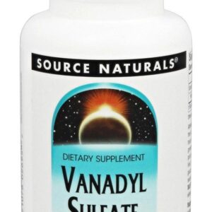 Sulfato de Vanadil 10 mg. - 200 Tablets Source Naturals