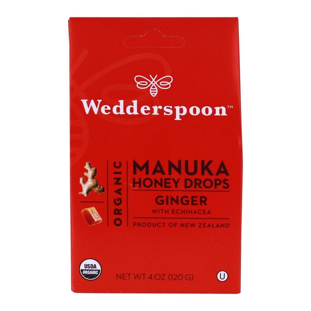 Gengibre Manuka Mel Gengibre Orgânico com Echinacea - 4 oz. Wedderspoon