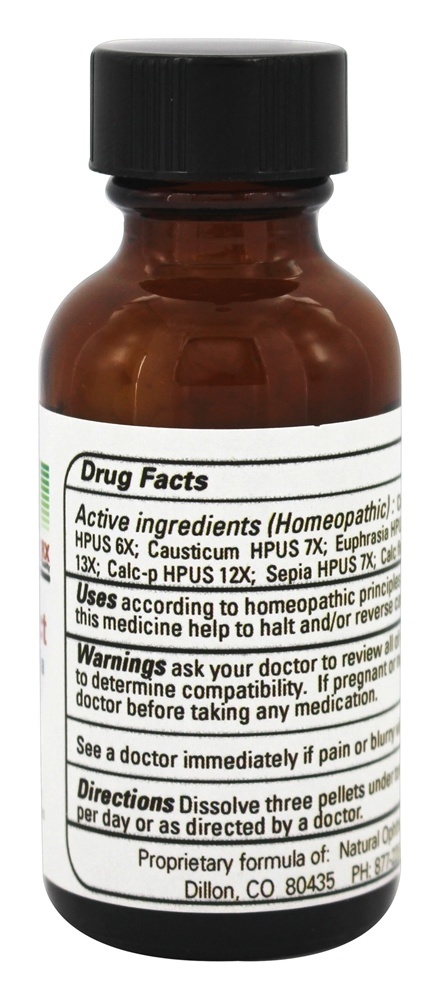 Catarata com Cineraria - 1 oz. Natural Ophthalmics - Imagem 2