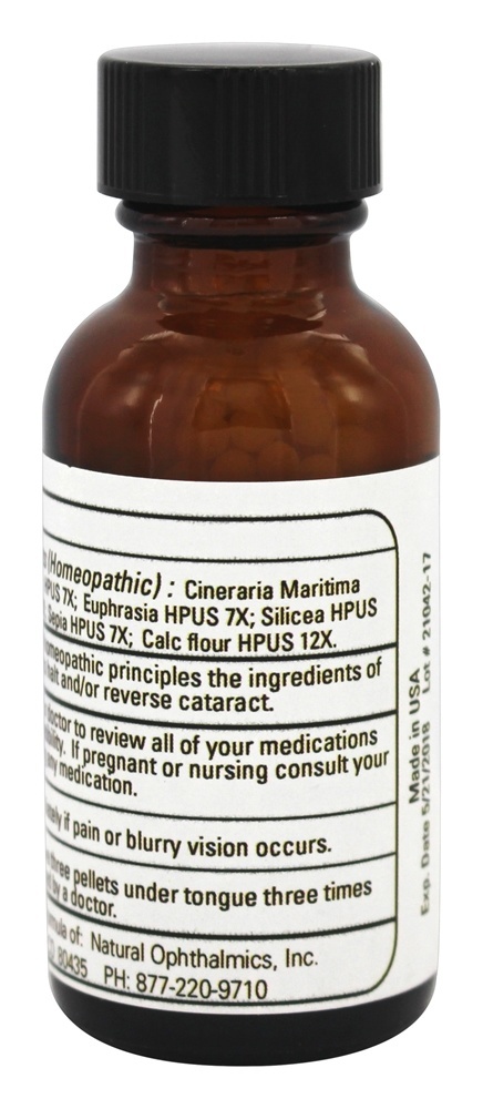 Catarata com Cineraria - 1 oz. Natural Ophthalmics - Imagem 3