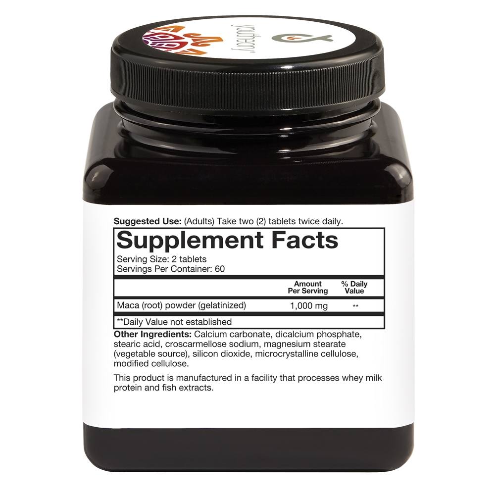 Maca Peruana - 120 Tablets Youtheory - Imagem 2