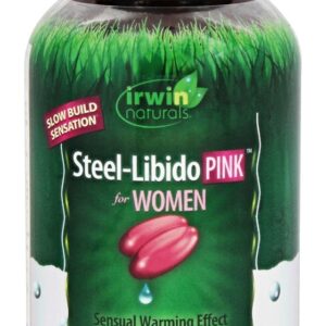 Rosa de libido de aço para mulheres - 60 Softgels Irwin Naturals