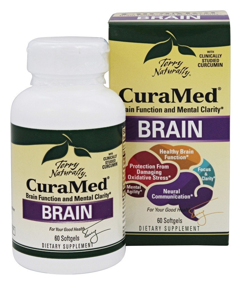 Cérebro Terry Naturalmente Curado - 60 Softgels EuroPharma