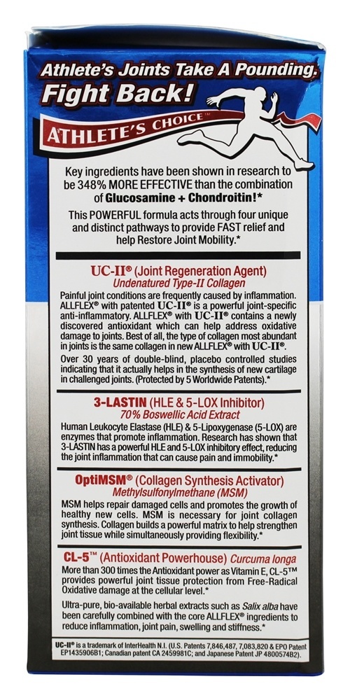 Avançado Allflex Articulação Saúde 3x Força - Cápsulas 60 AllMax Nutrition - Imagem 4