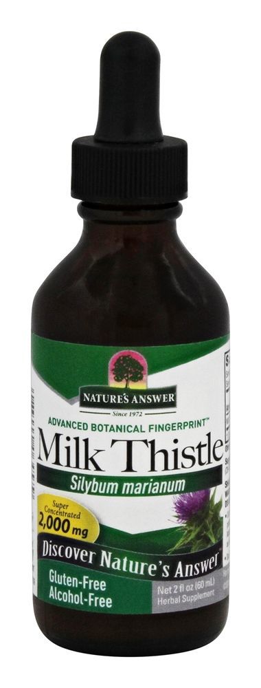 Milk Thistle 2000 mg. - 2 fl. oz. Nature's Answer