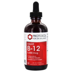 Comprar vitamina b12 líquida 5000 mcg. - 4 fl. Oz. Protocol for life balance preço no brasil sem categoria suplemento importado loja 15 online promoção -