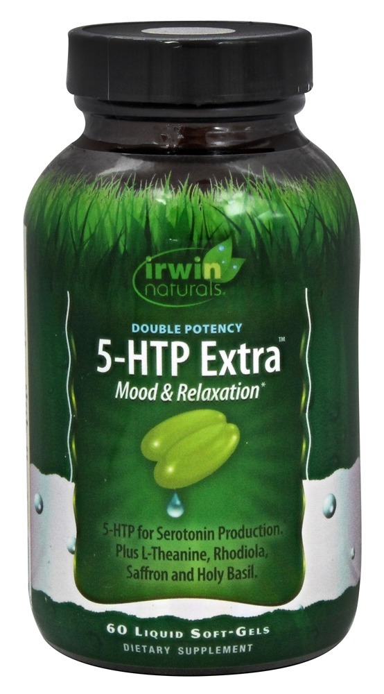 5-HTP extra para produção de serotonina - 60 Softgels Irwin Naturals