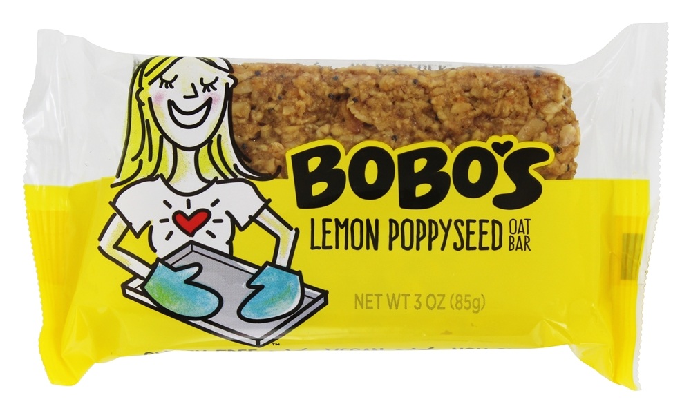 Todas as barras naturais caixa de limão Poppyseed - 12 Barras Bobo's Oat Bars - Imagem 4