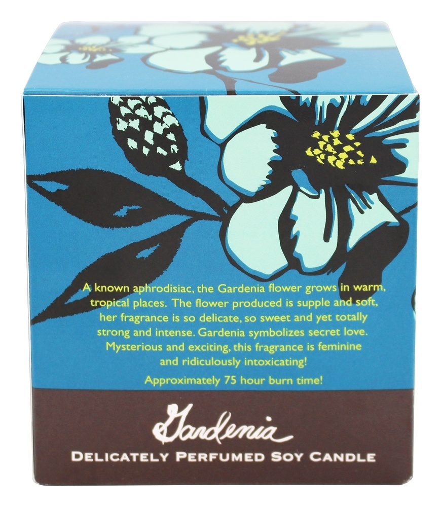 Delicadamente perfumada vela de soja Gardenia - 9.5 oz. Soap & Paper - Imagem 2