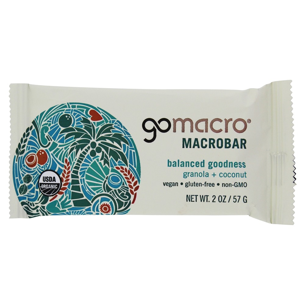 Barras de Barras Orgânicas de Barras de Macro Granola e Coco - 12 Barras GoMacro - Imagem 3