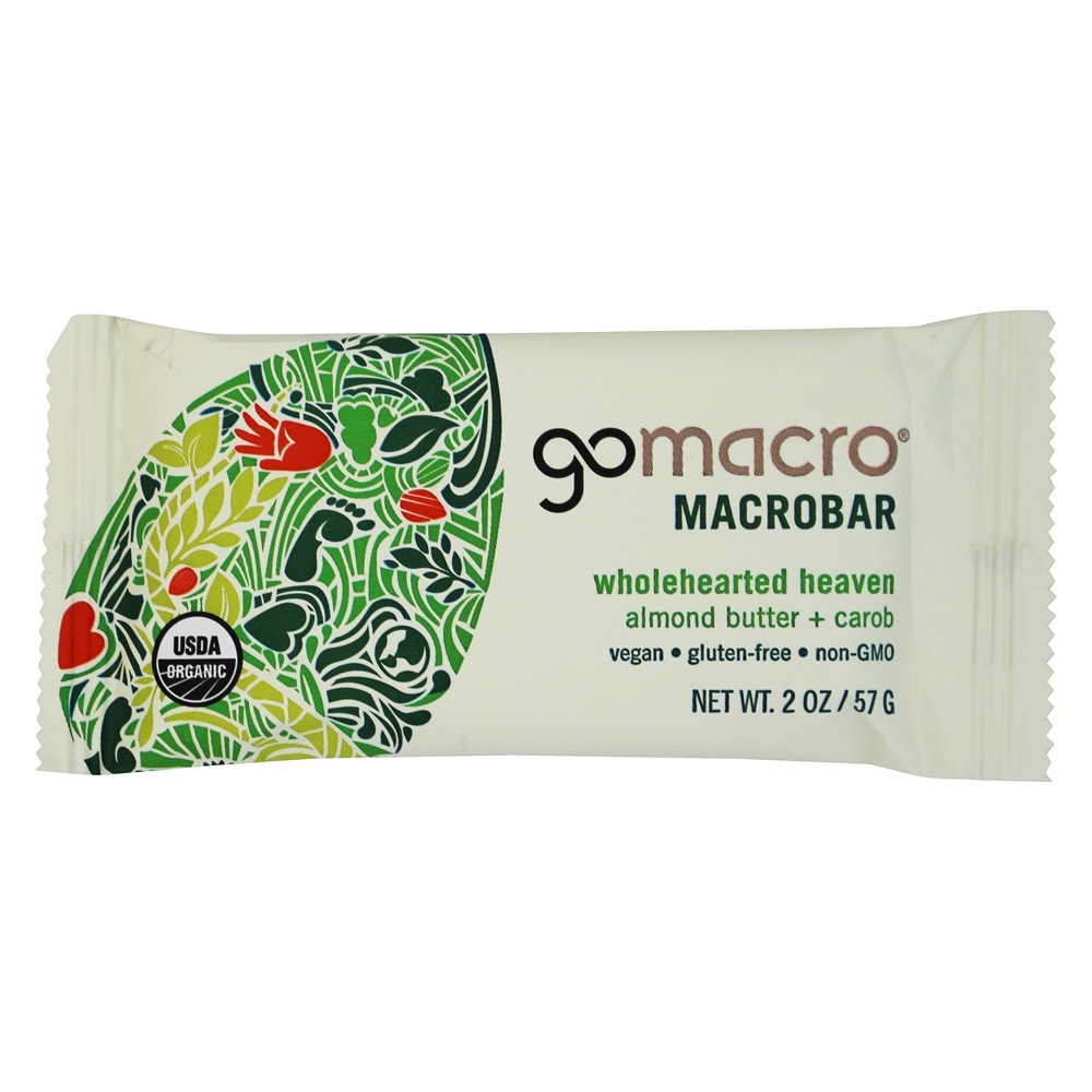Orgânico Macrobar Sincera Céu Barras Caixa Amêndoa Manteiga + Alfarroba - 12 Barras GoMacro - Imagem 3