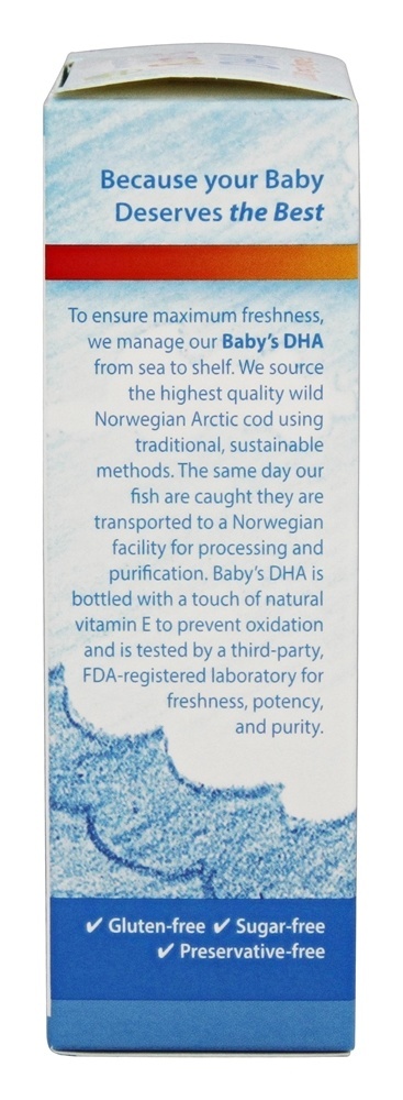 DHA Norueguês para Bebês - 2 fl. oz. Carlson Labs - Imagem 4