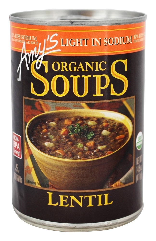 Lentilha Orgânica de Baixa Sódio - 14.5 fl. oz. Amy's