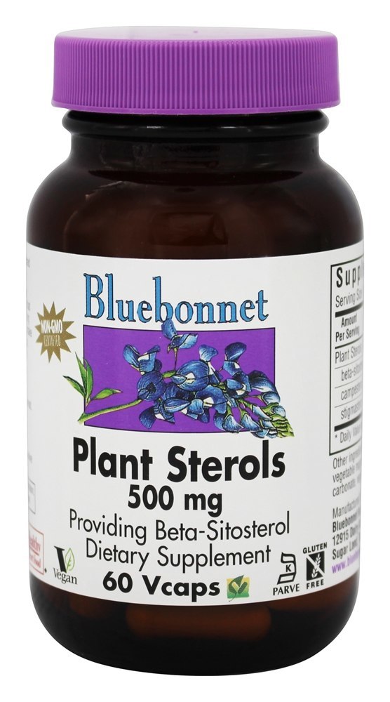 Esteróis vegetais 500 mg. - 60 Cápsula (s) vegetal (s) Bluebonnet Nutrition