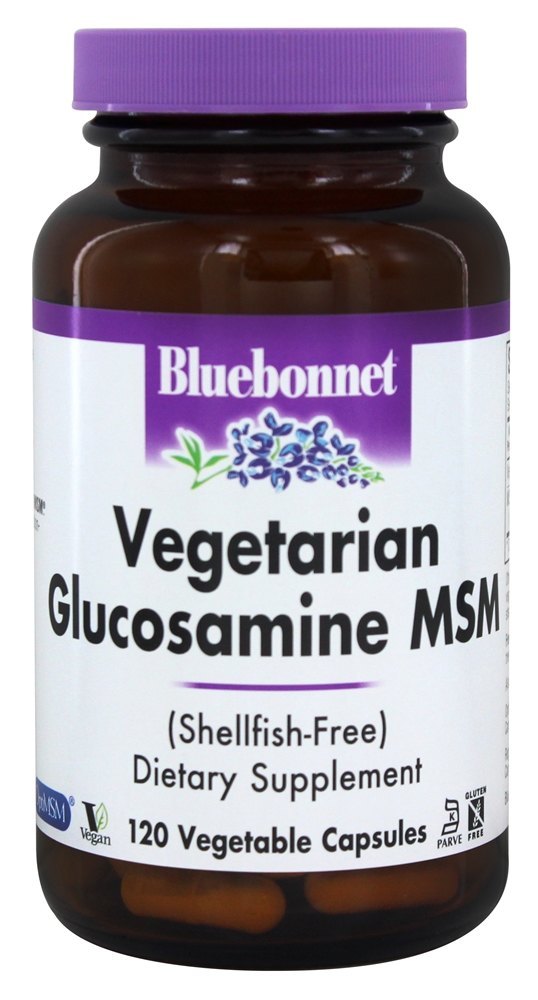 Glucosamina Vegetariana MSM - 120 Cápsula (s) vegetal (s) Bluebonnet Nutrition